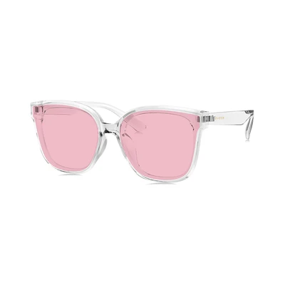 Gambar Parim Eyewear Sunnies Kacamata Anak Thick - Transparan/Pink