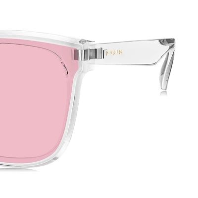 Gambar Parim Eyewear Sunnies Kacamata Anak Thick - Transparan/Pink
