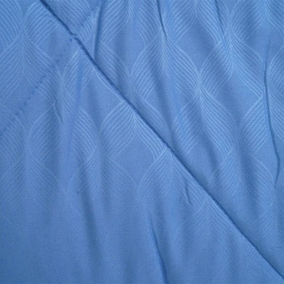 Gambar Sleeplite 120x200 cm Set 4 Pcs Seprai Single Microfiber Polyester Emboss - Biru