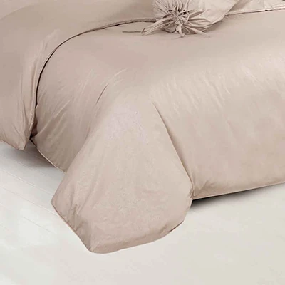 Gambar Sleeplite 120x200 cm Set 4 Pcs Seprai Single Microfiber Emboss - Taupe