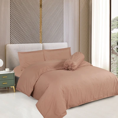 Gambar Sleeplite 120x200 cm Set 4 Pcs Seprai Single Microfiber - Terracotta