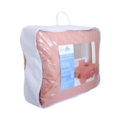 Gambar Sleeplite 120x200 cm Set 4 Pcs Seprai Single Microfiber - Terracotta