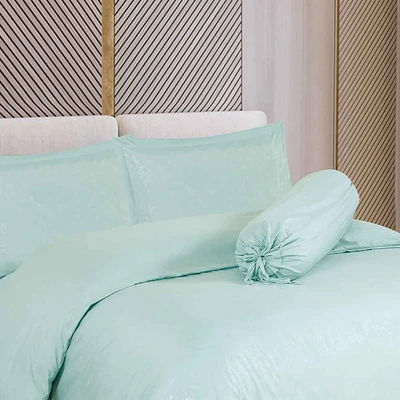 Gambar Sleeplite 120x200 cm Set 4 Pcs Seprai Single Microfiber Emboss - Hijau