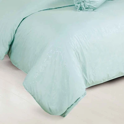 Gambar Sleeplite 120x200 cm Set 4 Pcs Seprai Single Microfiber Emboss - Hijau