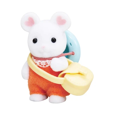 Gambar Sylvanian Families Set Mainan Boneka Marshmallow Mouse Baby 54080