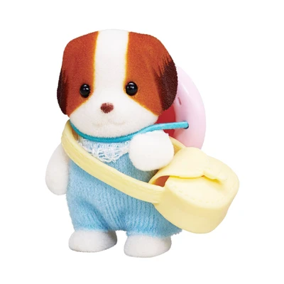 Gambar Sylvanian Families Set Boneka Chiffon Dog Baby Esfb54150
