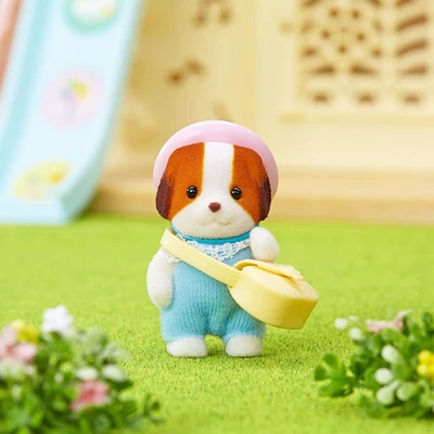 Gambar Sylvanian Families Set Boneka Chiffon Dog Baby Esfb54150