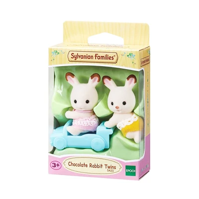 Gambar Sylvanian Families Set Boneka Chocolate Rabbit Twins 5420