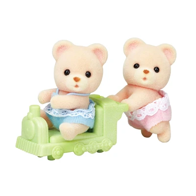 Gambar Sylvanian Families Set Boneka Bear Twins Esfw54260