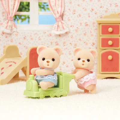 Gambar Sylvanian Families Set Boneka Bear Twins Esfw54260