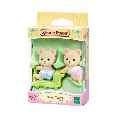 Gambar Sylvanian Families Set Boneka Bear Twins Esfw54260
