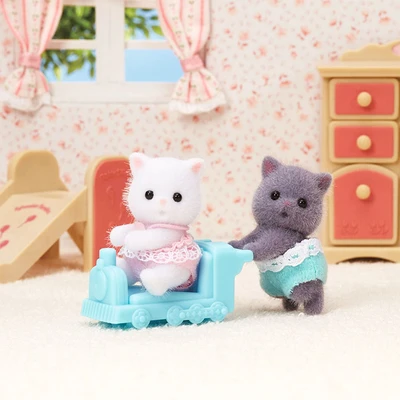 Gambar Sylvanian Families Set Boneka Persian Cat Twins 54570 - Mix
