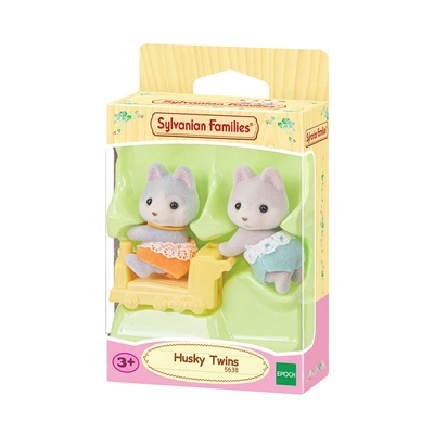 Gambar Sylvanian Families Set Mainan Boneka Husky Twins Esfw56380