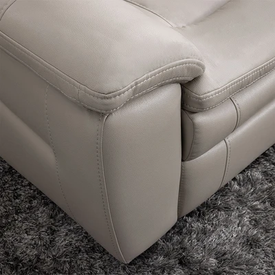 Gambar Informa Jacobsen Sofa Kulit 2 Seater - Silver/Abu-Abu