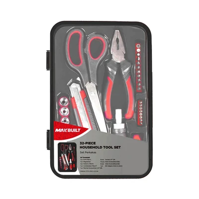 Gambar Maxbuilt Set Perkakas Set 32 pcs - Merah/Hitam