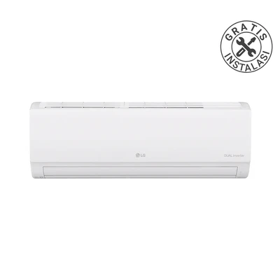 Gambar [Gratis Instalasi] LG Air Conditioner Inverter 1/2 PK T05EV5 - Putih