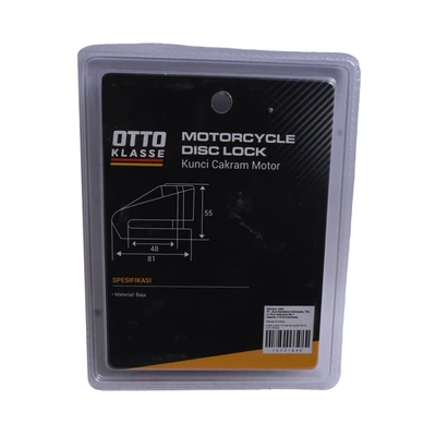 Gambar Otto Klasse Gembok Cakram Motor 10 Mm Ty130 - Kuning