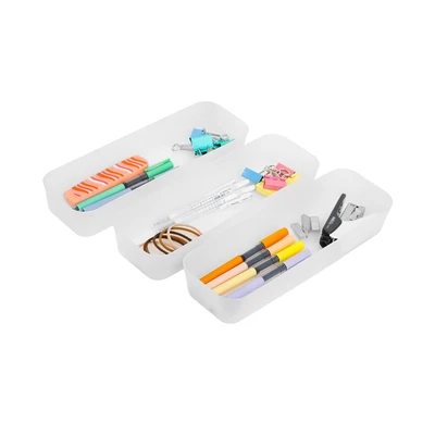 Gambar Stora Organizer Laci 26x8.5x4.5 cm Set 3 pcs