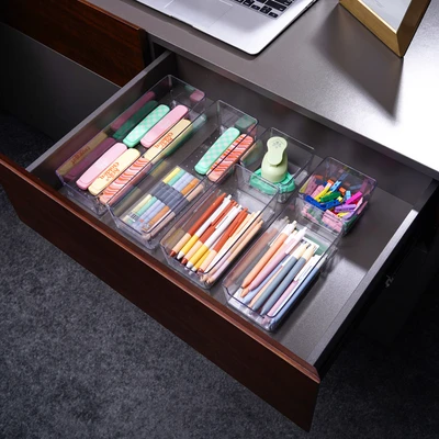 Gambar Stora Organizer Laci Clear Set 6 pcs