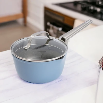 Gambar Starfrit Panci Casserole The Rock Wave Non-Stick Coating 18 cm - Biru