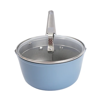Gambar Starfrit Panci Casserole The Rock Wave Non-Stick Coating 18 cm - Biru