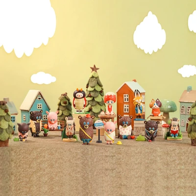 Gambar Pop Mart Minifigure Green Cow Garden One Little Random