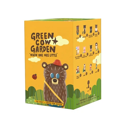 Gambar Pop Mart Minifigure Green Cow Garden One Little Random