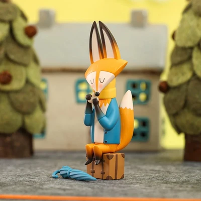 Gambar Pop Mart Minifigure Green Cow Garden One Little Random