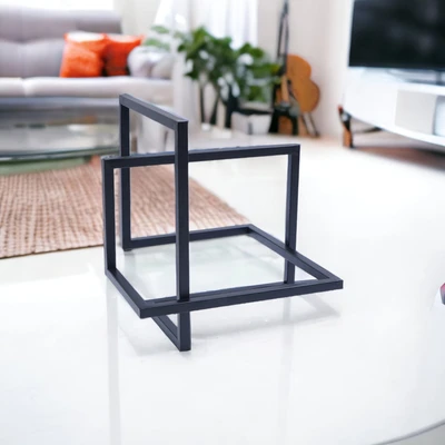 Gambar Informa Patung Miniatur Abstrak Cube 25 cm - Hitam