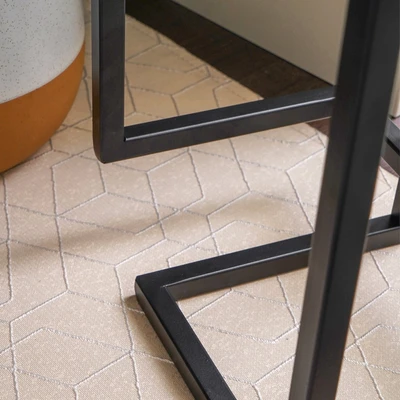 Gambar Informa Patung Miniatur Abstrak Cube 25 cm - Hitam
