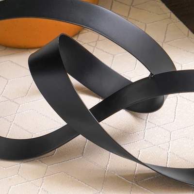 Gambar Informa Patung Miniatur Abstrak Line 14 cm - Hitam