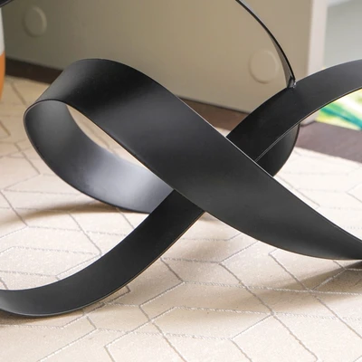 Gambar Informa Patung Miniatur Abstrak Line 14 cm - Hitam