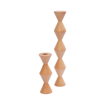 Gambar Informa Sylvie Tempat Lilin Dekorasi Set 2 pcs - Krem