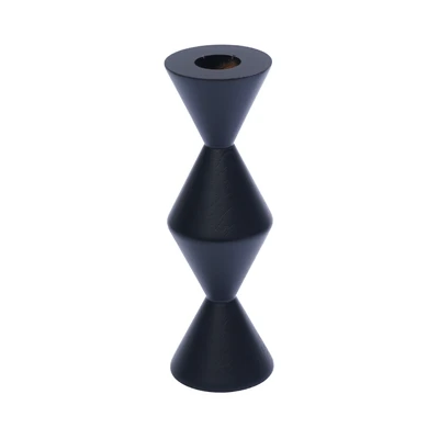 Gambar Informa Simone Tempat Lilin Dekorasi Set 2 pcs - Hitam