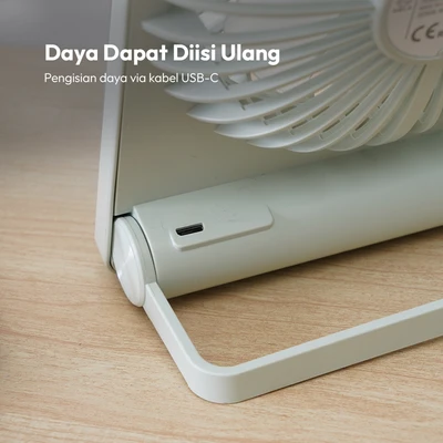 Gambar Kels Shea Kipas Angin Portable Rechargeable - Hijau