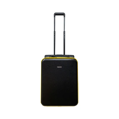 Gambar Passport 20 Inci Koper Pc & Aluminium Tsa Lock - Hitam/kuning