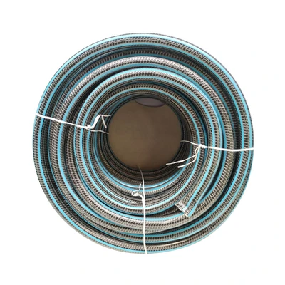 Gambar Krisbow Selang Taman Anti Belit 5 Lapis 5/8 Inci 30 Meter - Biru/Hitam