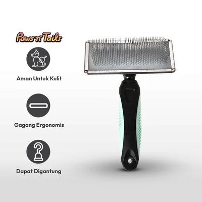 Gambar Paws N Tail Sisir Slicker Ukuran Large