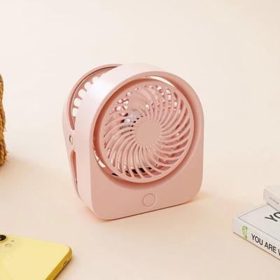 Gambar Ataru Kipas Angin Portabel Rechargeable Multifunction Clip - Pink