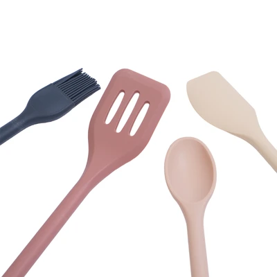 Gambar Cooking Color Prun Alat Masak Kue Silikon Set 4 pcs