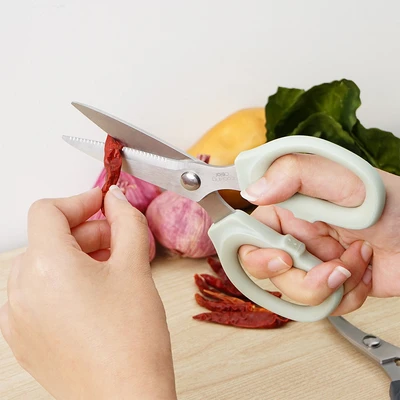 Gambar Cooking Color Set 2 Pcs Prun Gunting Dapur - Hijau