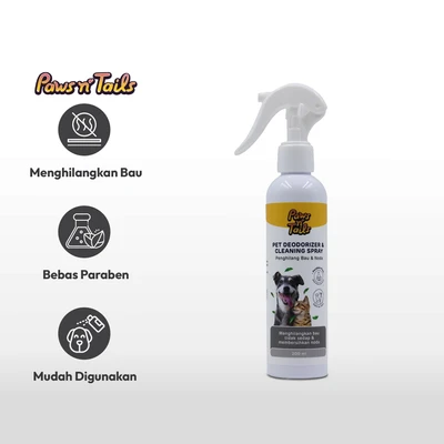 Gambar Paws N Tail 200 Ml Spray Cleansing & Deodorizing Hewan