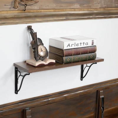 Gambar Masterspace Rak Dinding 60x25x1.8 cm - Cokelat Tua Oak