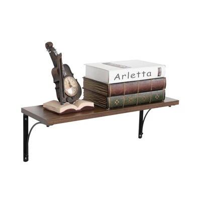 Gambar Masterspace Rak Dinding 60x25x1.8 cm - Cokelat Tua Oak