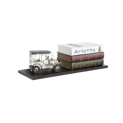 Gambar Masterspace Rak Dinding Kayu 60x25x1.8 cm - Hitam