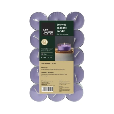 Gambar Arthome Set 30 Pcs Tealight Lavender - Ungu Lilac