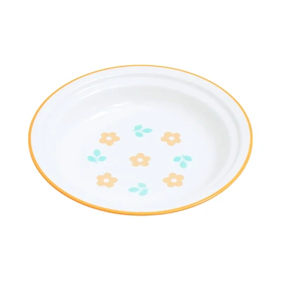 Gambar Appetite Tetsu Set Mangkuk Saji Serbaguna & Sendok Flower - Oranye