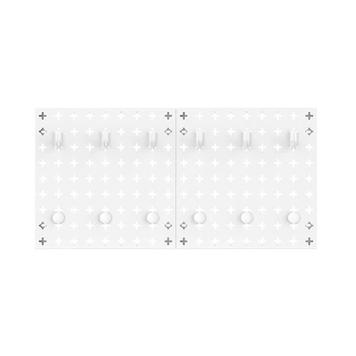 Gambar Stora Papan Pegboard Metal - Putih