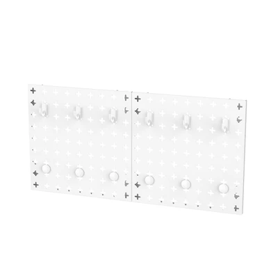 Gambar Stora Papan Pegboard Metal - Putih