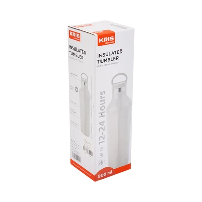 Gambar Kris Botol Vacuum Flask Stainless Steel Metallic 500 ml - Hijau Sage